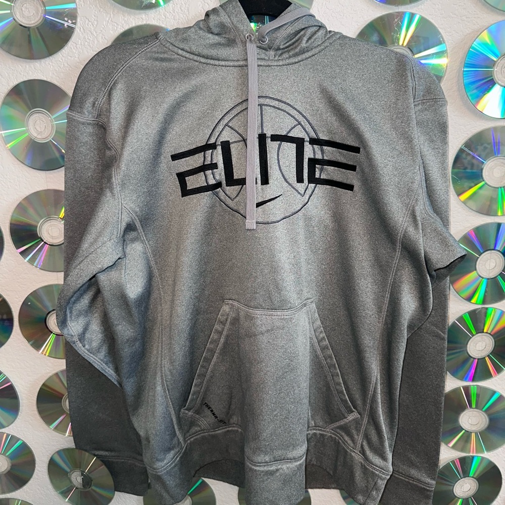 Nike Gray Elite Hoodie